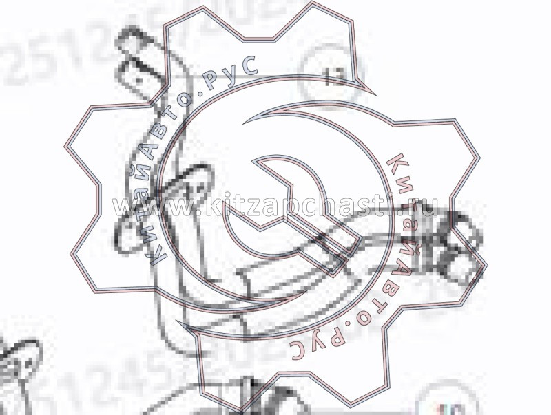 Выпускная трубка конденсатора HAVAL H9 2pecт 8108102XKV4AA